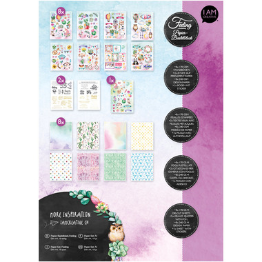 I AM CREATIVE Papier-Bastelblock 4087.598 Feeling