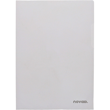 NOVOOO Pro Sichtmappen 120my A4 400197756 transparent genarbt 100 Stück