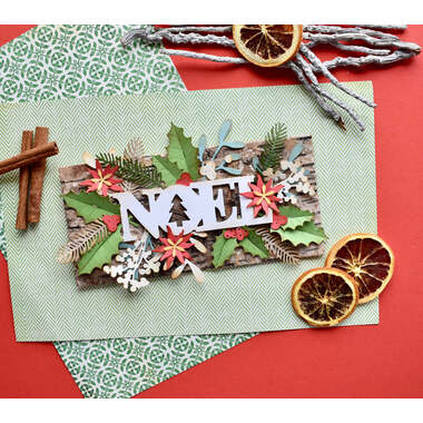 SIZZIX Emporte-piéces feuilles hiver 662571 Set de 8