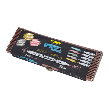 ONLINE Callibrush Pen Double Tip 19089 metallic ass. 2.5mm