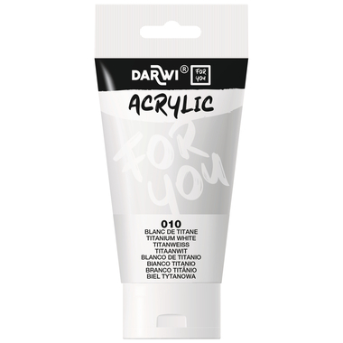 DARWI Peinture acrylique 75ml DF5150075010C Blanc titane