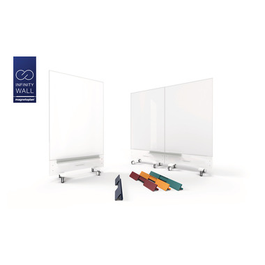 MAGNETOPLAN Infinity Wall mobile 1141100 double enamel 190x100x22cm