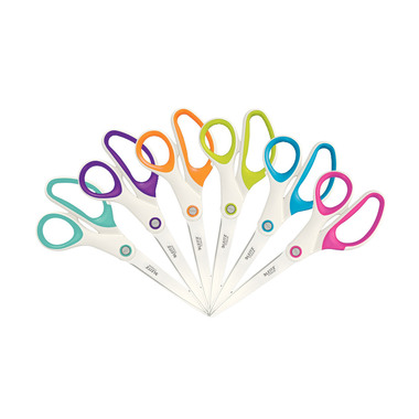 LEITZ Ciseaux titan WOW 53192051 blanc/bleu glacier 20.5cm