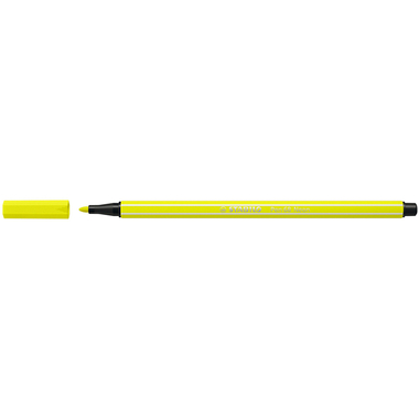STABILO Penna Fibra 68 1mm 68/024 giallo neon