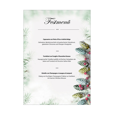 SIGEL Weihnachtspapier A4 DP177 90g,Christmas Garland 100 Bl.
