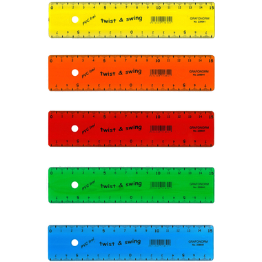 DUX Twist & Swing Righello 15cm 9041/K ass.