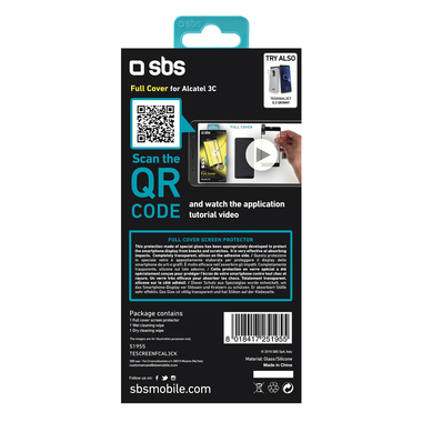 Tempered glass film for Alcatel 3C