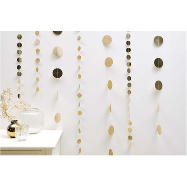 RICO DESIGN Girlande 2m 99001.84.77 Gold glitzer