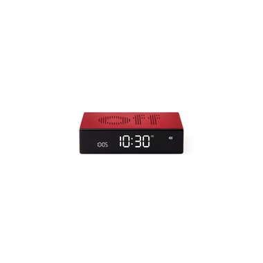 Lexon Digitalwecker Flip Premium Rot