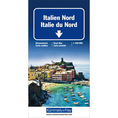 KÜMMERLY+FREY Carte routière 3-259-01842- Italie Nord 1:650'000