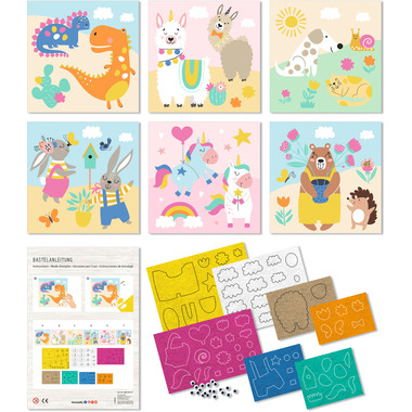 URSUS Bastelfilz Set 8800001F Happy Friends