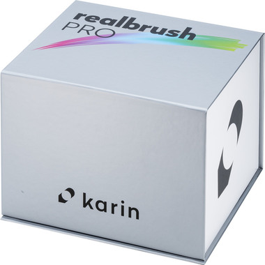 KARIN Real Brush Pen Pro 0.4mm 31C7 Mega Box, 3 Blender 60 pièces