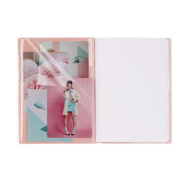 CLAIREFONTAINE Koverbook quaderno Blush A5 961775C 90g, rigato viola / verde