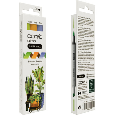 COPIC Marker Ciao 220750306 Botanic Palette 3 pezzi