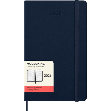 MOLESKINE Agenda Classic Large 2026 DHB2012DC3Y26 1T/1S saphir HC 13x21cm