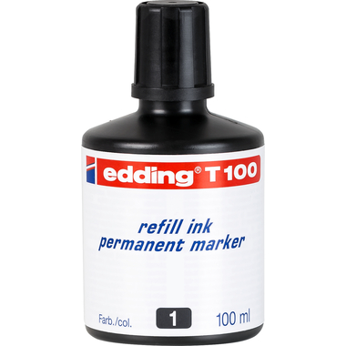 EDDING Tinte 100ml T-100-1 schwarz