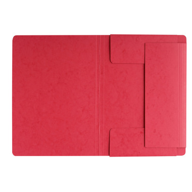 PAGNA Gummibandmappe A4 24007-01 rot 3 Klappen
