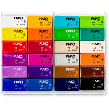 FIMO Set di plastilina soft 24x25g 8023C24-1 Basic