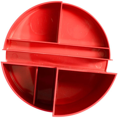 MAUL Rundbox 6.35 rot 6 Fächer