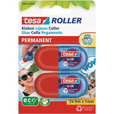 TESA Mini Kleberoller 6mx5mm 598200000 ecoLogo perm. Blister