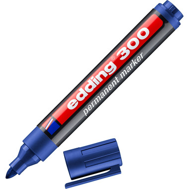 EDDING Permanent Marker 300 1,5-3mm 300-3 blau