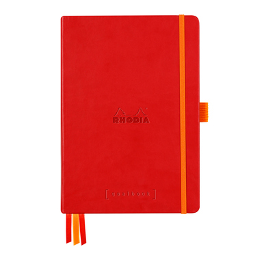 RHODIA Goalbook Carnet A5 118582C Hardcover coquelicot 240 f.