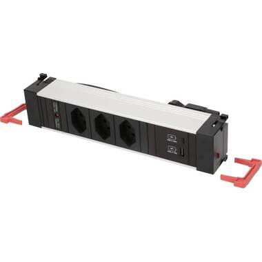 Bachmann presa da incasso POWER FRAME 3x T13, 1x USB A/C