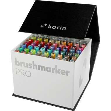 KARIN Brush Marker PRO 27C7 Mega Box 60 Farben
