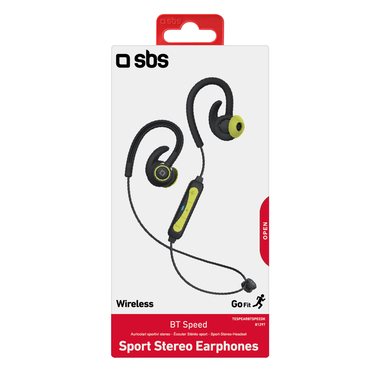 Écouteurs sans fil de sport avec cordon et crochets d'oreilles