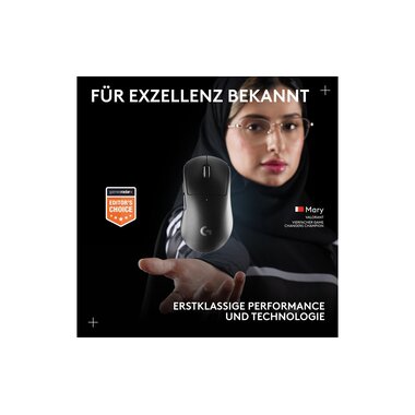 Logitech Souris de gaming Pro X Superlight Dex Noir