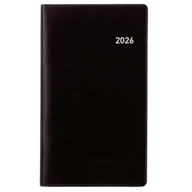 BIELLA Agenda Berlin 2026 851561020026U 6M/2P nero ML 8.7x15.3cm
