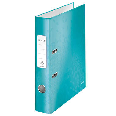 LEITZ Classeur WOW 180° 5.2cm 10060051 bleu glacier A4