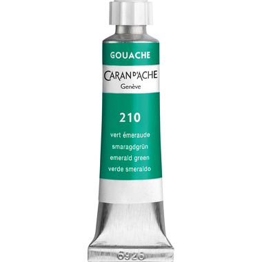 CARAN D'ACHE Couleur opaque Gouache 10ml 2001.210 smaragd