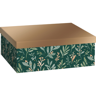 STEWO Geschenkbox Arona 2551505747 dunkelgrün 23x23x12cm