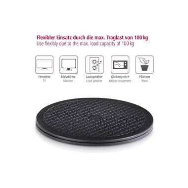 Hama Universal-Drehteller XL Schwarz
