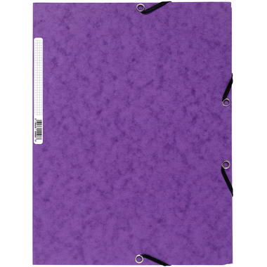 EXACOMPTA Pochette à élastique A4 55508E violet