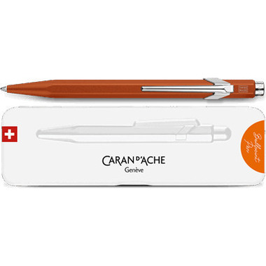 CARAN D'ACHE Stylo à bille 849 Colormat-X 849.776 orange, Slimpack