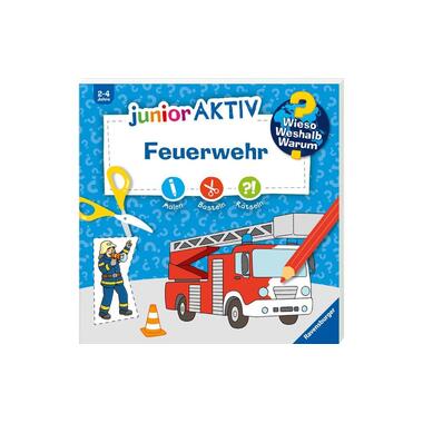 Ravensburger libro per bambini WWW junior ATTIVO: Vigili del fuoco