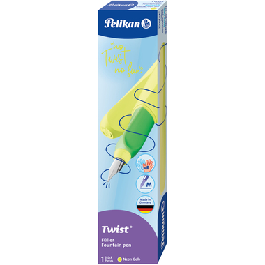 PELIKAN Stylo plume Twist M 807272 Neon jaune