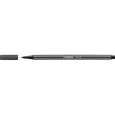STABILO Fasermaler Pen 68 1mm 68/97 schwarzgrau