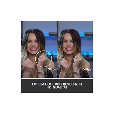 Logitech Webcam C922 Pro Stream , avec trépied, Full-HD 1080p, USB