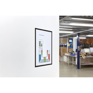 MAGNETOPLAN Cadre aimant magnetofix A4 1130312 noir 5 pcs.