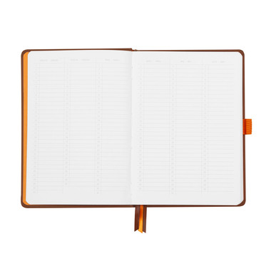 RHODIA Notizbuch Goalbook HC A5 118572C schokobraun, dots 120 Blatt