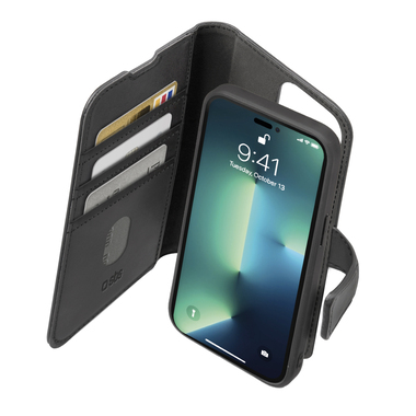 Custodia a libro con cover e tasche portatessere