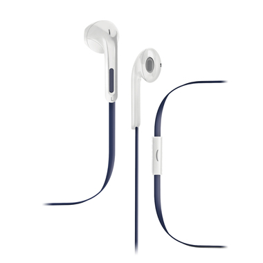 Écouteurs stéréo avec câble plat et microphone