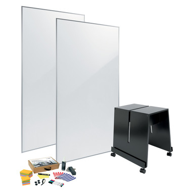 SIGEL Bundle Whiteboard MUB03 Meet up bianco, nero