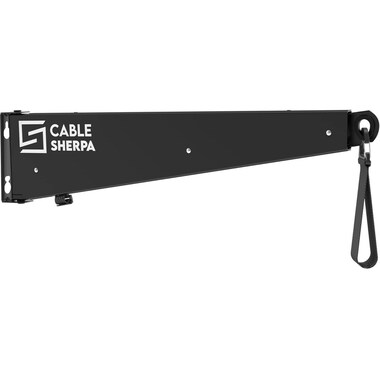 Materiale elettrico supporto per cavi Cable-Sherpa, nero