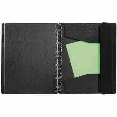KOLMA Carnet LineaVerde A5 06.521.06 quadrillé, 70g/m2 noir