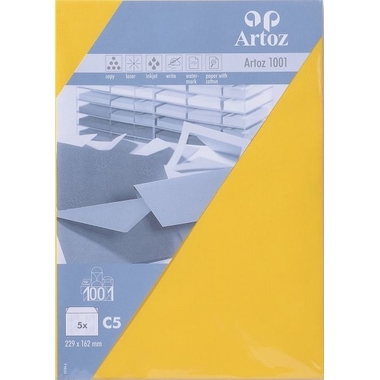 ARTOZ Buste 1001 C5 107394182 100g, giallo sole 5 pezzi