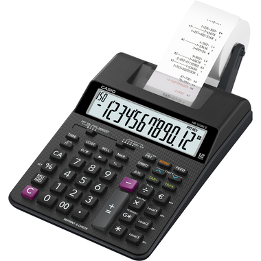 CASIO Calculatrice HR-150RCE 12 chiffres noir